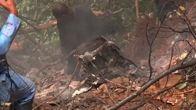 'Video thumbnail for Ghana: Funeral held for army helicopter crash victims'