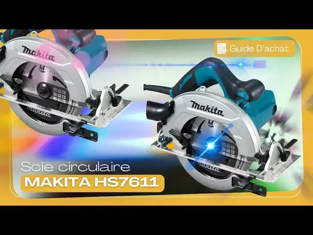 Video thumbnail for Makita HS7611 : La scie circulaire puissante pour des coupes précises