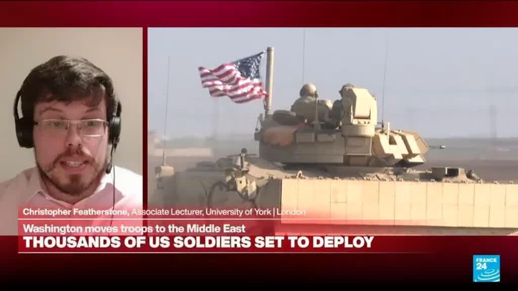 Video thumbnail for 'Difficult of overemphasise how risky it would be for the US' to put boots on the ground: expert