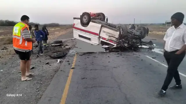'Video thumbnail for Namibia: 14 dead in head-on collision between two vehicles'