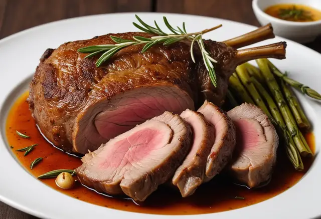 Video thumbnail for Stegt Lam (Danish Roast Lamb)