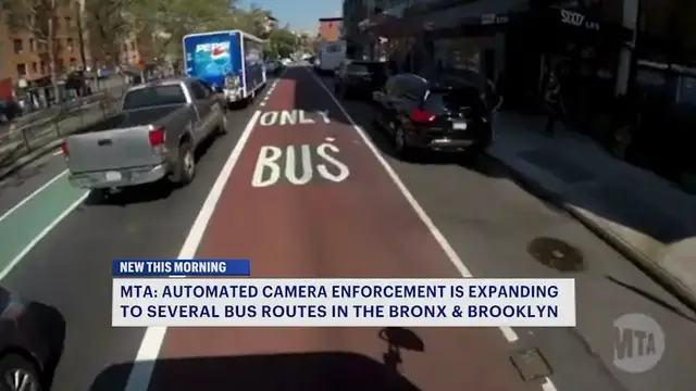 Video thumbnail for Auto camera enforcement coming to new bus routes in the Bronx, Brooklyn