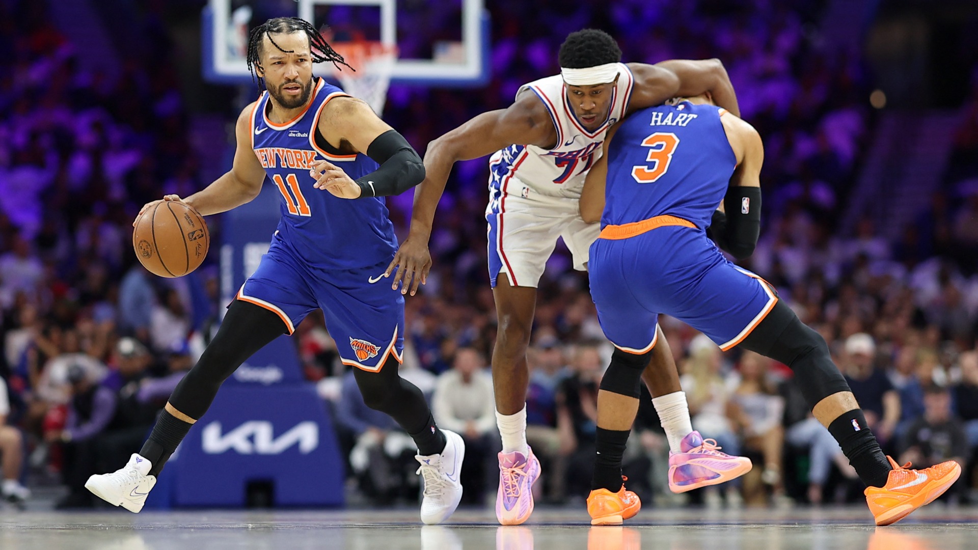 Video thumbnail for Knicks Dominate Sixers for 3-0 Lead: Game Analysis