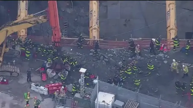 'Video thumbnail for Construction worker injured after falling 60 ft. into pit'