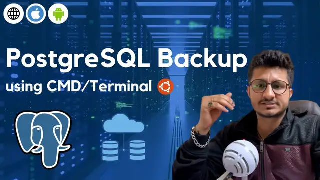 'Video thumbnail for Easiest way to take PostgreSQL Database Backup - pg_dump cmd'