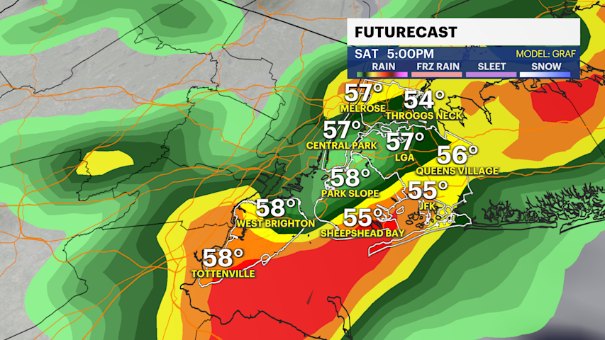 Video thumbnail for Wet weekend weather! What you need to know in The Bronx