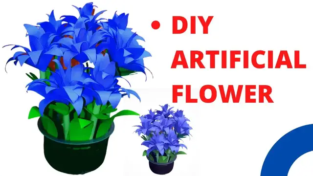 Video thumbnail for How Make Artificial Flowers || Artificial flower || Crafts Ideas From Paper
