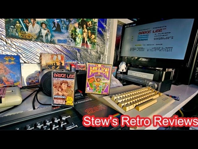 Video thumbnail for Bruce Lee comparison on the Zx Spectrum and C64, and extra at the end.