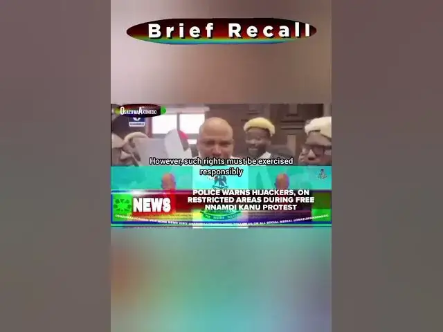 Video thumbnail for NewsBriefRecall @9pm 21 10