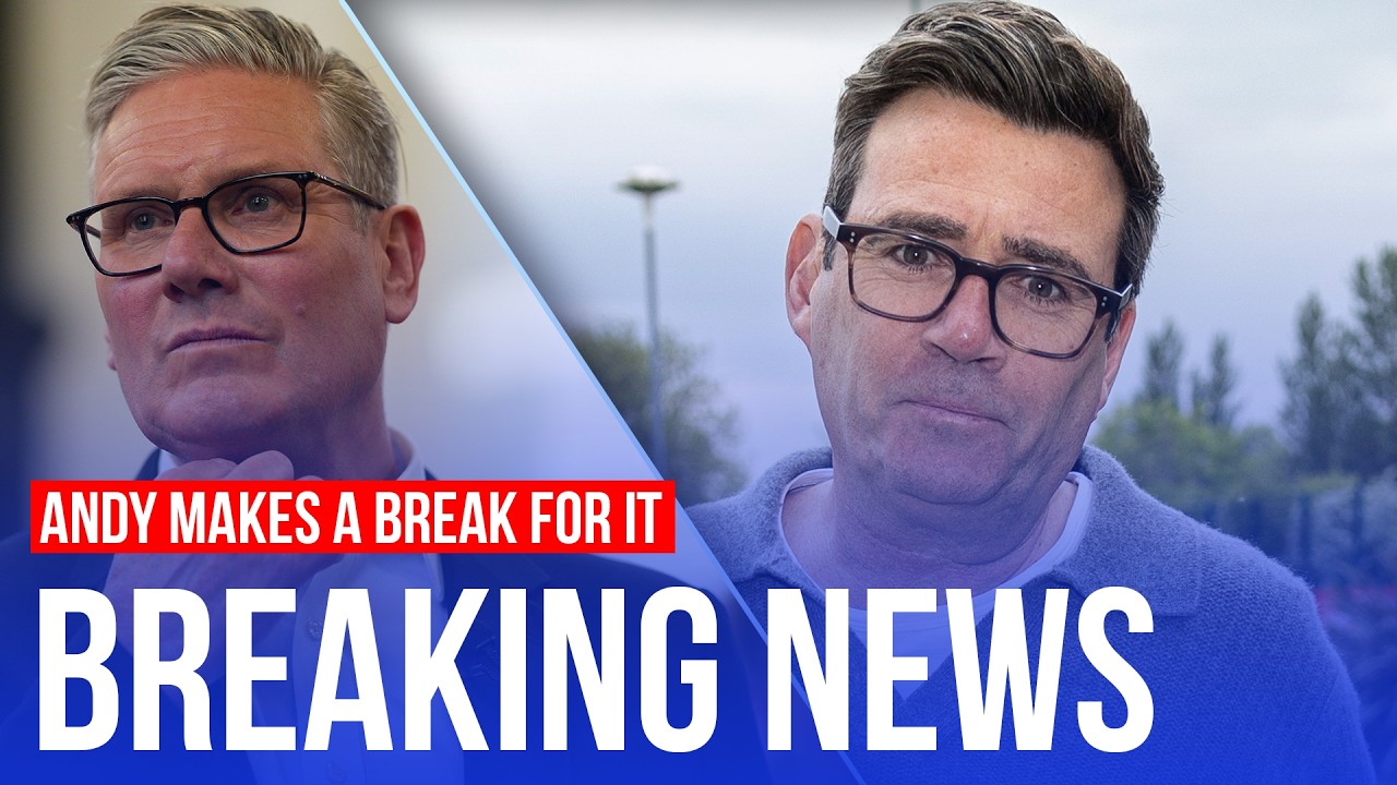 Video thumbnail for BREAKING: Andy Burnham finds his route to Westminster and will stand in by-election