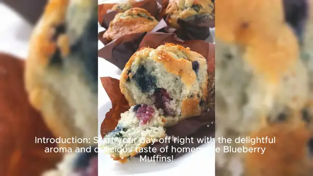Video thumbnail for Blueberry Muffin Recipes