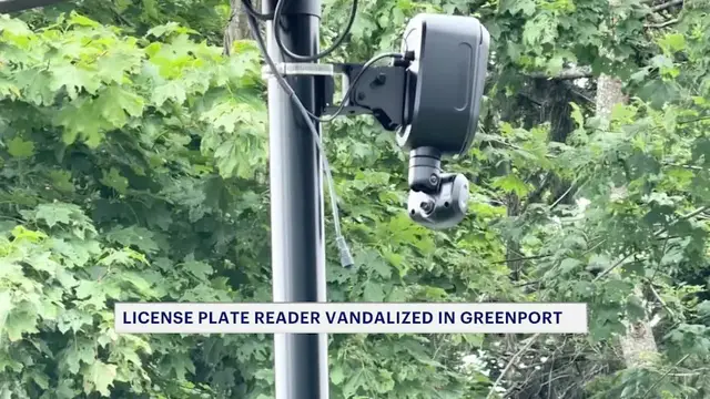 Video thumbnail for Another Greenport license plate reader vandalized