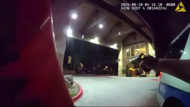 Video thumbnail for US: Hungry Black Bear Breaks Into Colorado Hotel And Steals M&Ms.