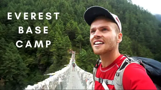 'Video thumbnail for EVEREST BASE CAMP DAY 2 - Huge Swing Bridge'
