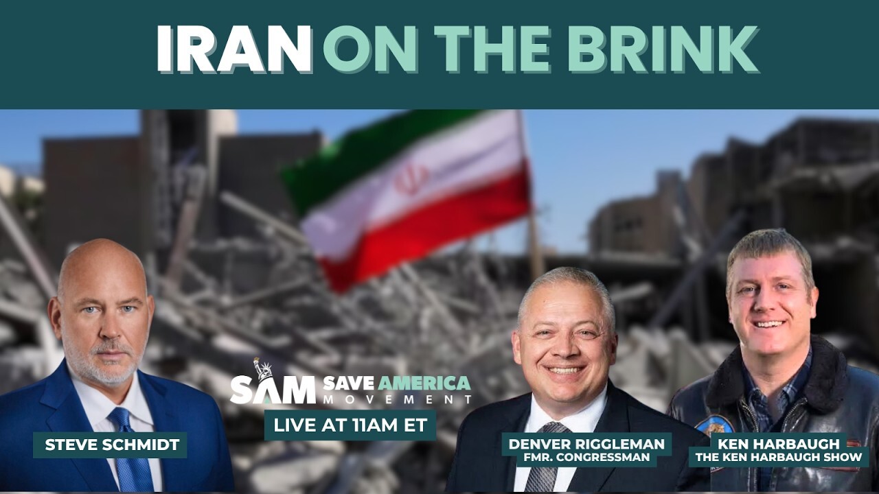 Video thumbnail for Save America Movement Weekend War Update with Ken Harbaugh & Former Congressman Denver Riggleman