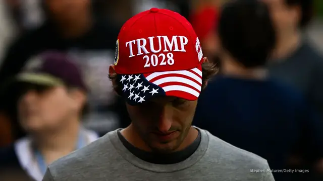 'Video thumbnail for Trump says Constitution ‘pretty clear’ he can’t run for a third term'