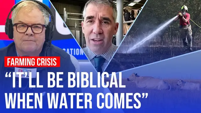 Video thumbnail for British farmers take 'drastic' measures to combat drought