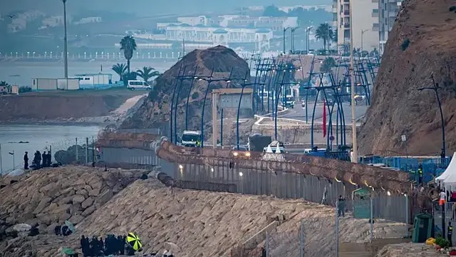 Video thumbnail for Protests erupt in Ceuta over border security and migration fears