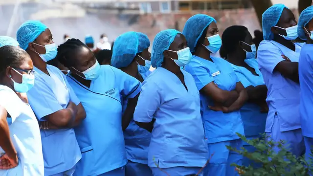'Video thumbnail for Zimbabwe nurses blocked from working abroad as low wages drive brain drain'