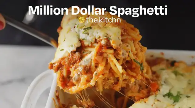 'Video thumbnail for Million Dollar Spaghetti Recipe'