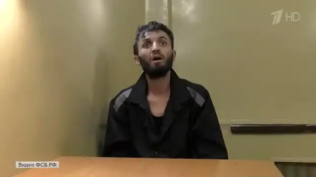 Video thumbnail for ФСБ показала кадры допроса подозреваемых в теракте в Москве