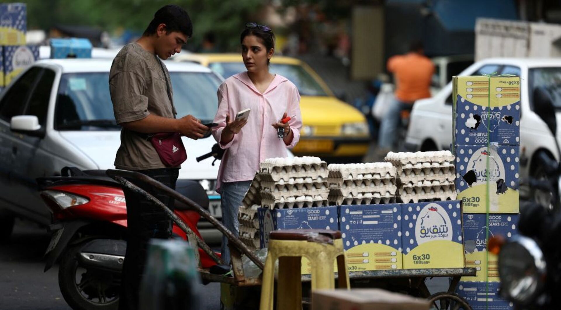 Video thumbnail for Food prices surge in Iran as families struggle to afford basics