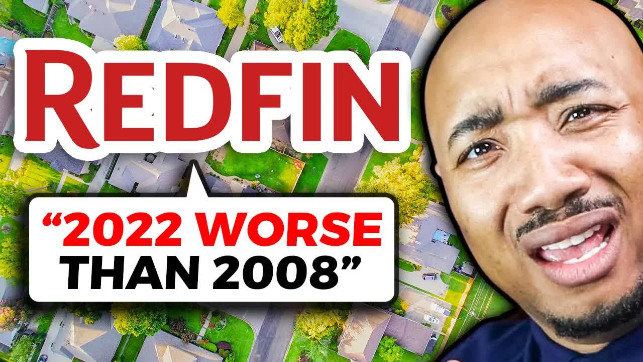 Video thumbnail for Orlando Miner: redfin's housing market crash: worse than 2008? interest rates, price drops & real estate analysis