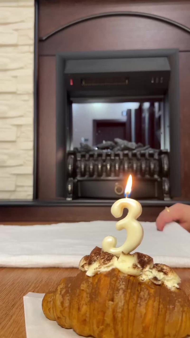 Video thumbnail for Three Month Old Baby Blowing Out Birthday Candle