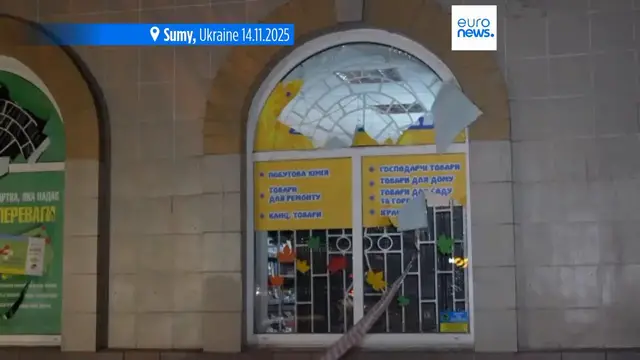 Video thumbnail for At least nine people killed over past 24 hours across Ukraine in Russian attacks