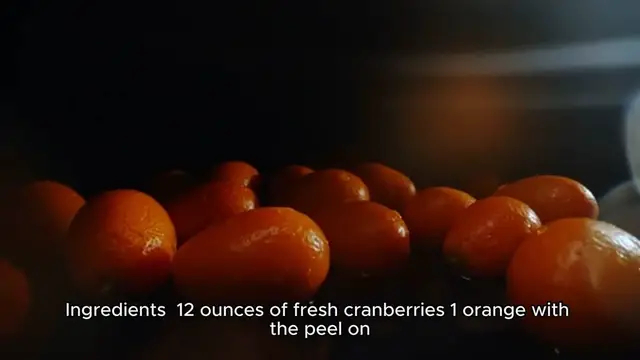 Video thumbnail for Cranberry relish recipe