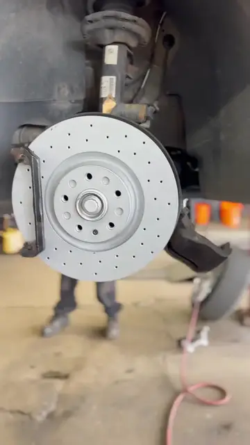 Video thumbnail for Installed new Zimmerman Rotors and pads. #shortsfeed #shortsvideo #shortsviral #fypシ #fyp #subscribe
