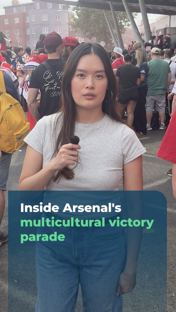 Video thumbnail for Inside Arsenal's multicultural victory parade