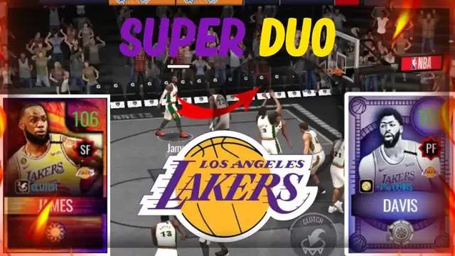 'Video thumbnail for knyt: insane lakers duo! lebron & ad dominate nba live mobile 20 gameplay'