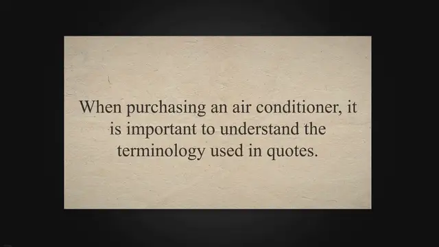 'Video thumbnail for Understanding Air Conditioner Quote Terminology (Don’t Get Ripped Off!)'