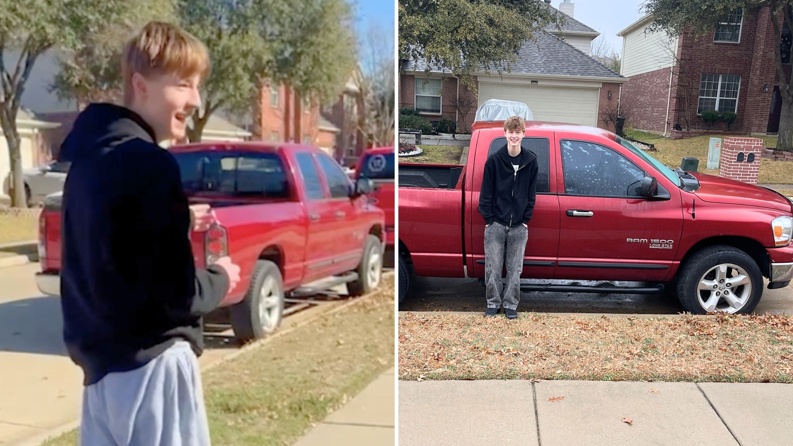 Video thumbnail for Woman Who Adopted Brother Surprises Him With Dream Truck