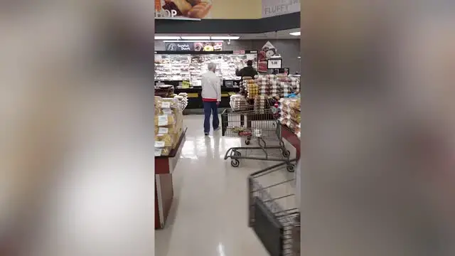 Video thumbnail for Soldier Surprises Grandma In Grocery Store After Her Husband Went Into Hospice | Happily TV