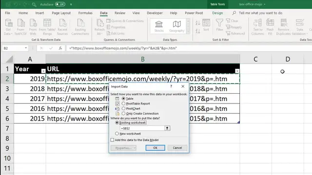 'Video thumbnail for Import Multiple Pages from Web with One Query in Excel'