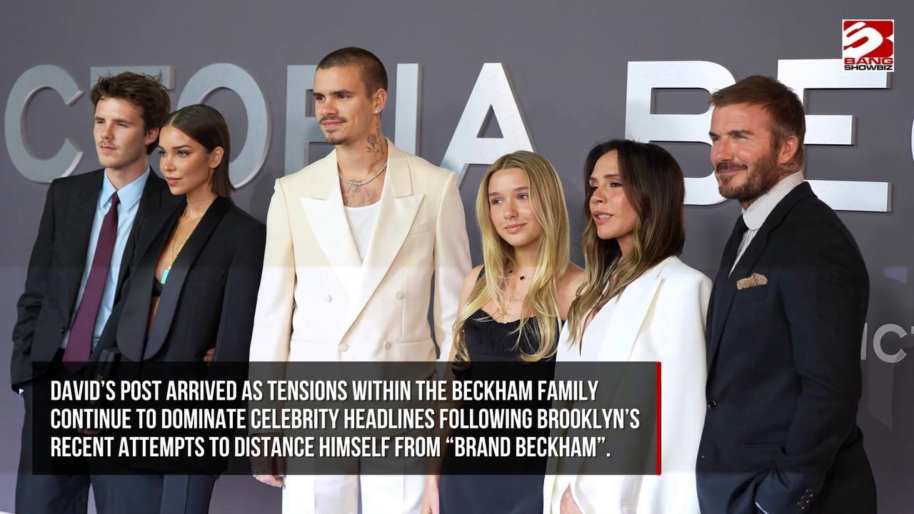 Video thumbnail for David Beckham helped lead celebrity US and Australian Mother’s Day tributes
