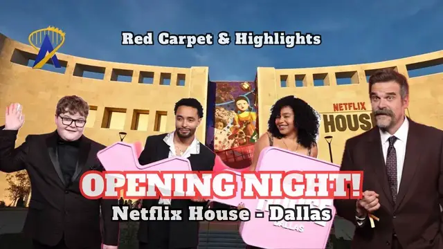 Video thumbnail for Netflix House Dallas - Celebrity Arrivals and Highlights
