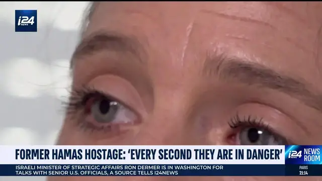 'Video thumbnail for Former Hamas hostage: 'every second they are in danger''