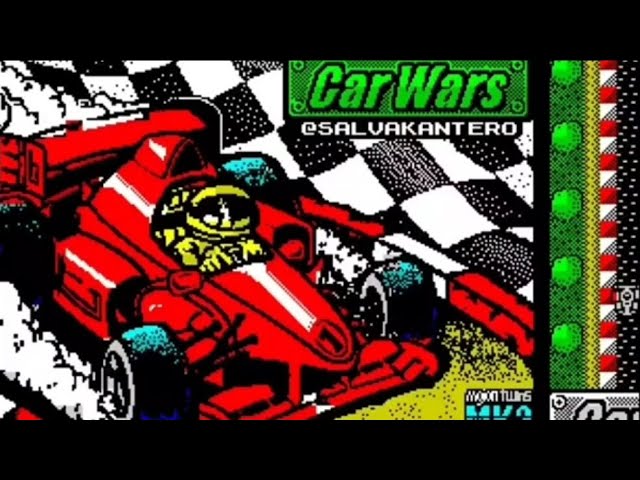Video thumbnail for Carwars homebrew/Speccy loading screens