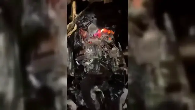 Video thumbnail for Iraq: Iranian Drone Debris Falls On Iraqi Kurdish City.