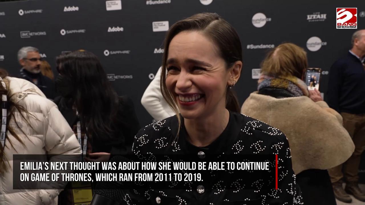Video thumbnail for Emilia Clarke thought she was meant to die after her second brain haemorrhage