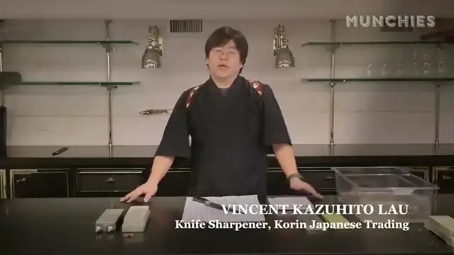 'Video thumbnail for How to Sharpen a Knife with a Japanese Master Sharpener'