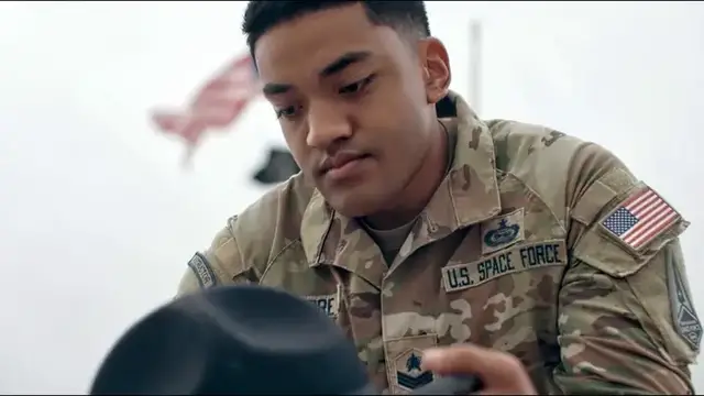 'Video thumbnail for First Guardian to graduate from Army Drill Sergeant Academy honored'