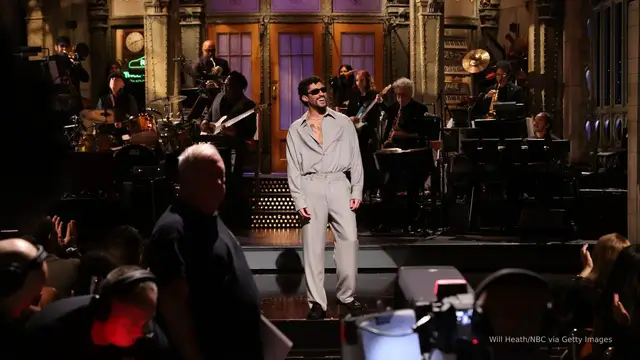 'Video thumbnail for NFL stands with Bad Bunny despite Super Bowl halftime backlash'