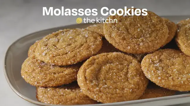 'Video thumbnail for Molasses Cookies Recipe'