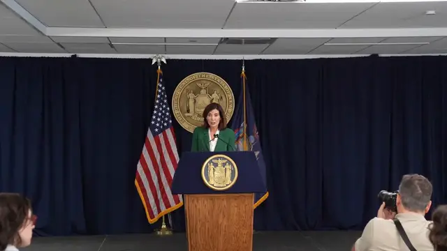 Video thumbnail for Governor Hochul holds roundtable and press briefing on AI Workforce Impacts 2.
