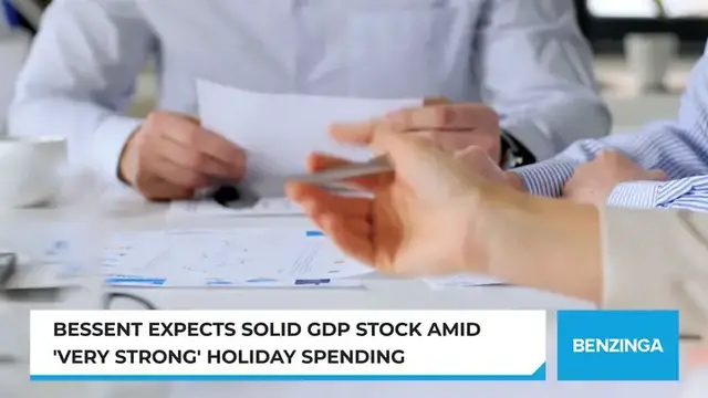 Video thumbnail for Bessent Expects Solid GDP Stock Amid 'Very Strong' Holiday Spending