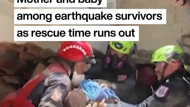 Video thumbnail for Venezuela: Mother and baby among earthquake survivors as rescue time runs out